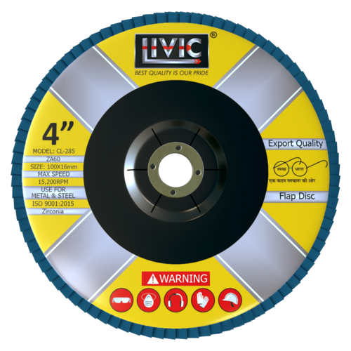 ब्लू ज़िरकोनिया फ्लैप डिस्क