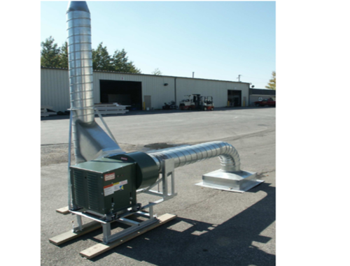 पीपी हूड डक्ट्स ब्लोअर आवेदन: औद्योगिक