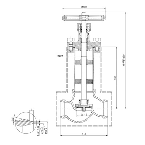 Cryogenic Globe Valve Dzj 65