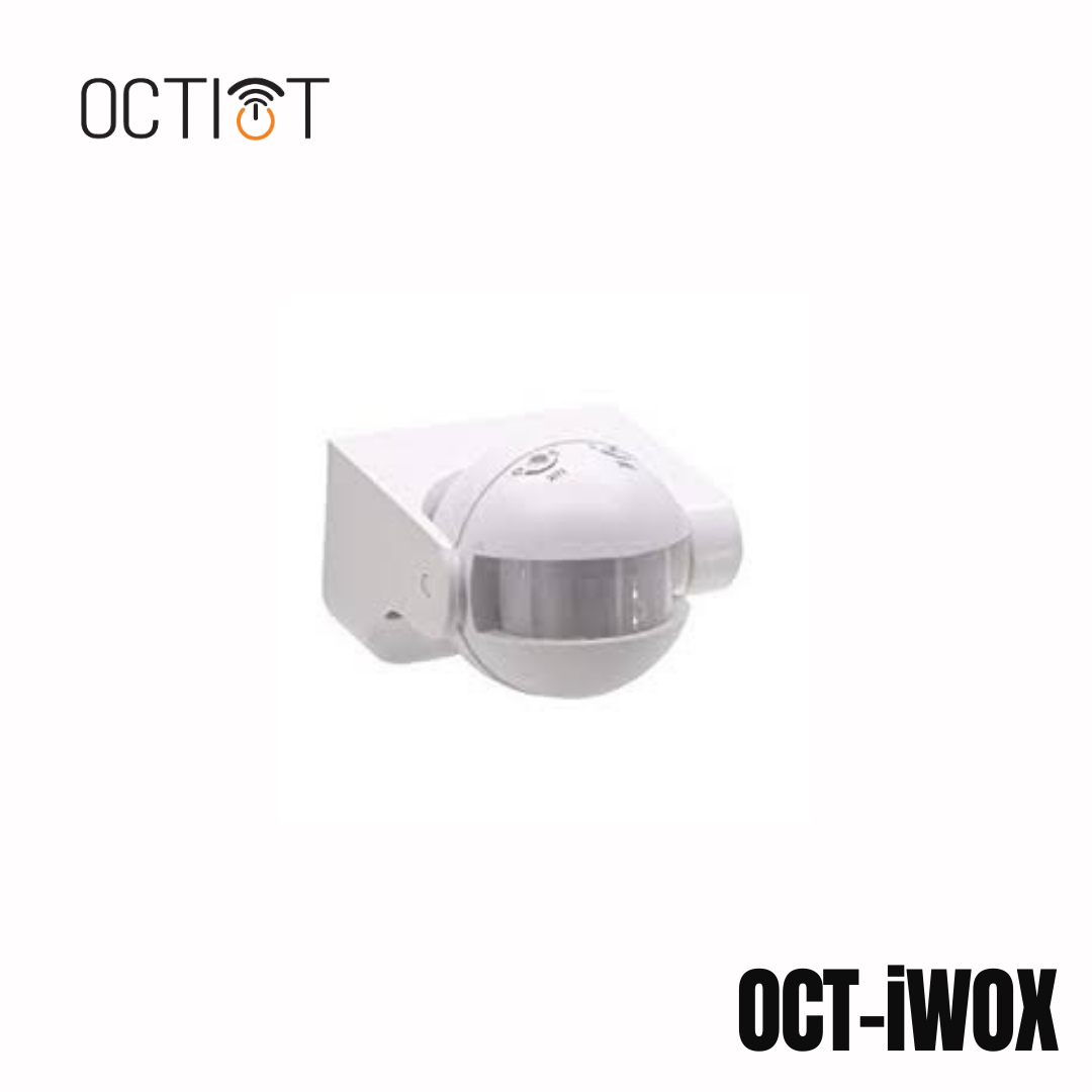 Octiot Pir Motion Sensor Wall Mount Input: 220v/ac