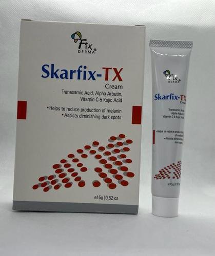 FIXDERMA SKARFIX CREAM - Tranexamic, Alpha Arbutin, Vitamin C, Kojic Acid | External Use Only, Physician Dosage Guidelines