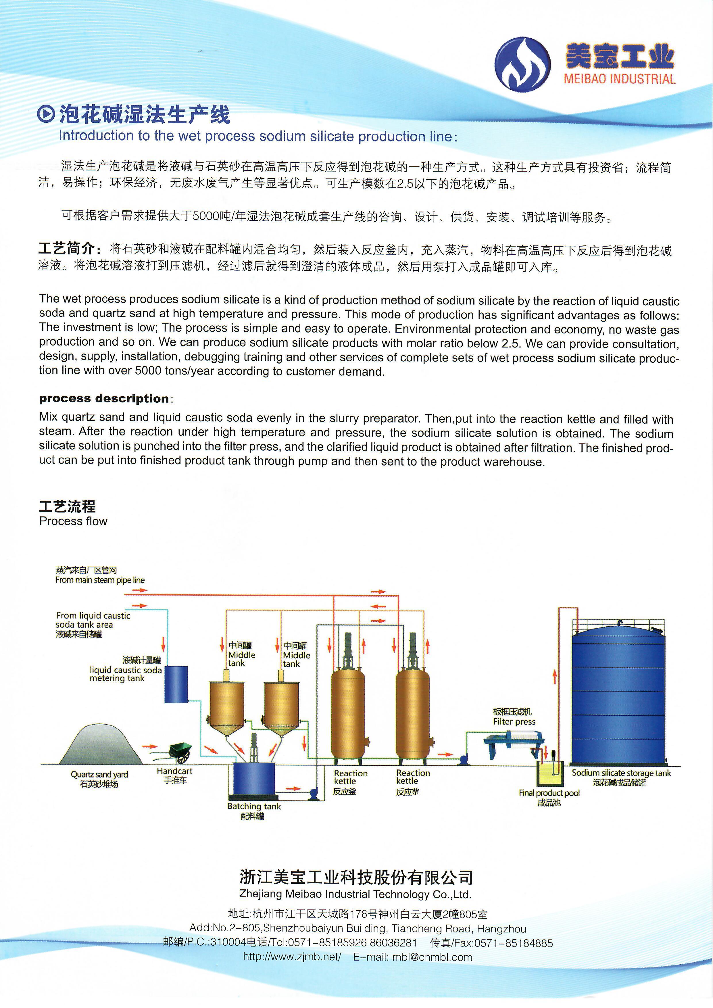 Water Glass Process Solid And Liquid Water Glass Making Plant - High Grade Manganese Steel ...