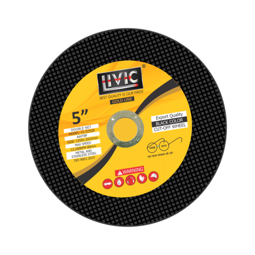 5 Inch Gold Line Black Color Cutting Wheel Cutting Accuracy: 100 %