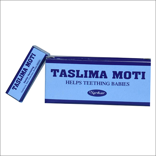 Taslima Moti For Babies Teething - Natural Material, Comfortable Size, Teething Relief For 1-2 Year Olds | Balances Energy Around Oral Cavity