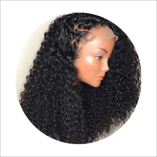 Full Lace Human Hair Wigs - 100% Human Hair, Curly Style, Black Color | Silky Texture, Natural Look, Customizable Length And Density