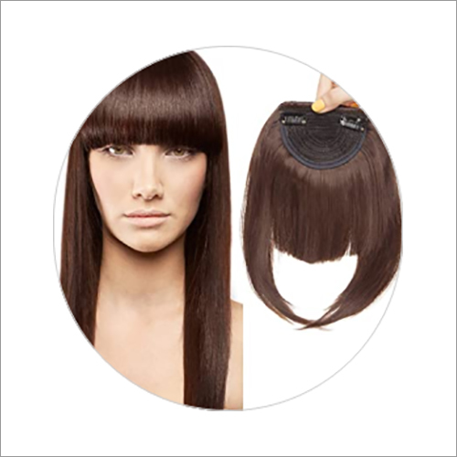Bangs Closure Hair - Available In Various Lengths Black Color For Women | Custom Weight Options