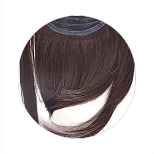 Bangs Closure Hair - Available In Various Lengths Black Color For Women | Custom Weight Options
