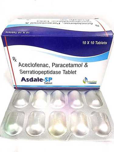 Aceclofenac 100mg- Paracetamol 325mg And Serratiopeptidase 15mg