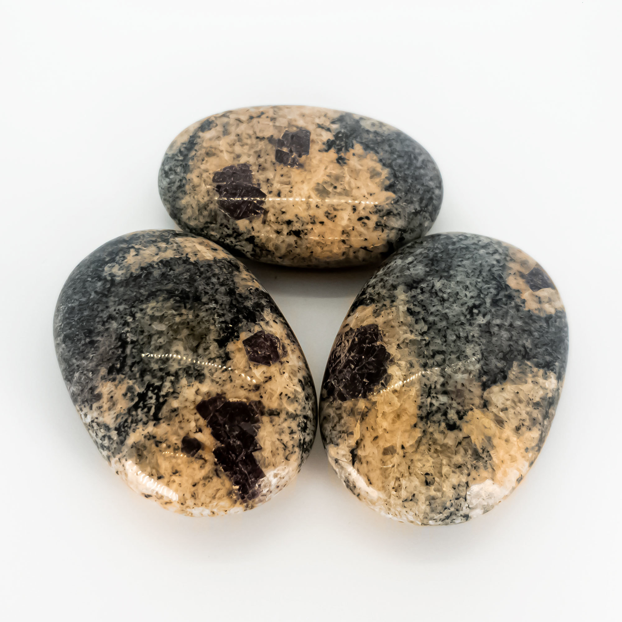 Spinel Matrix Palm Stone