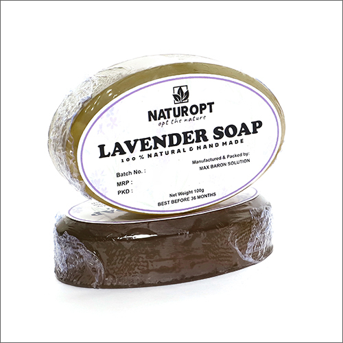 Brown Handmade Lavender Soap