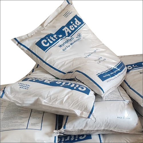 25kg Monohydrate Citric Acid Grade: Industrial Grade