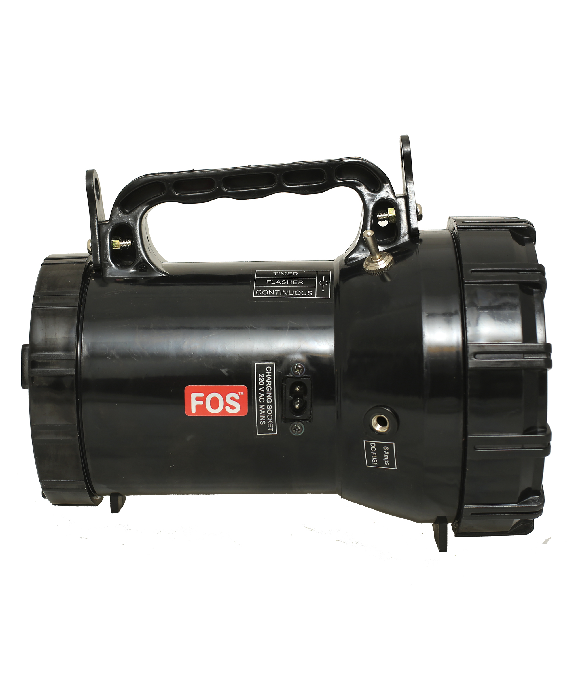 Black Fos Army Search Light 55w Halogen (Range Up To 1 Kilometer)