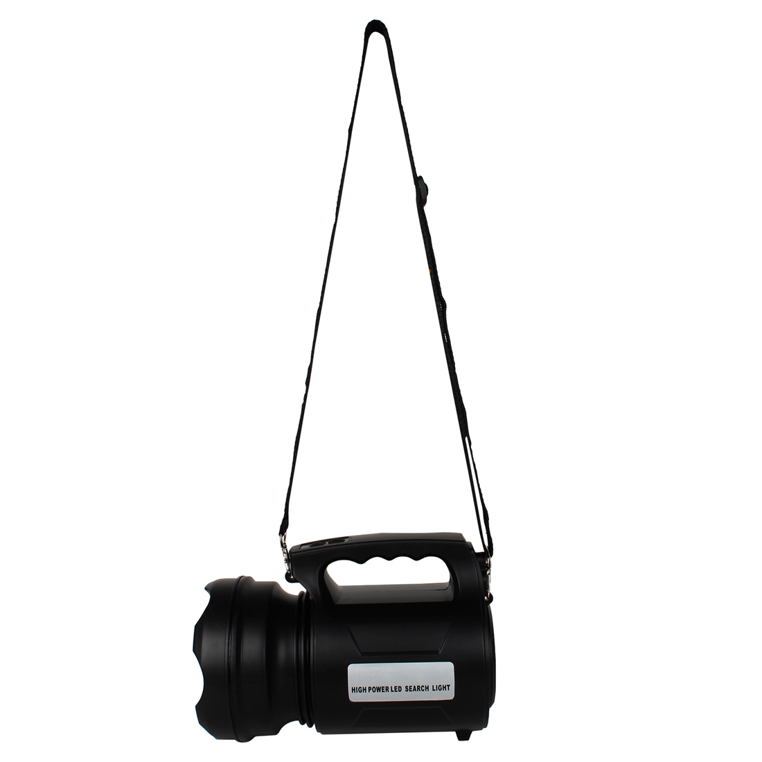 Black Fos Led Search Light 10w With 7800 Mah Lithium Ion Battery (Model: Foslsrl222cwli)