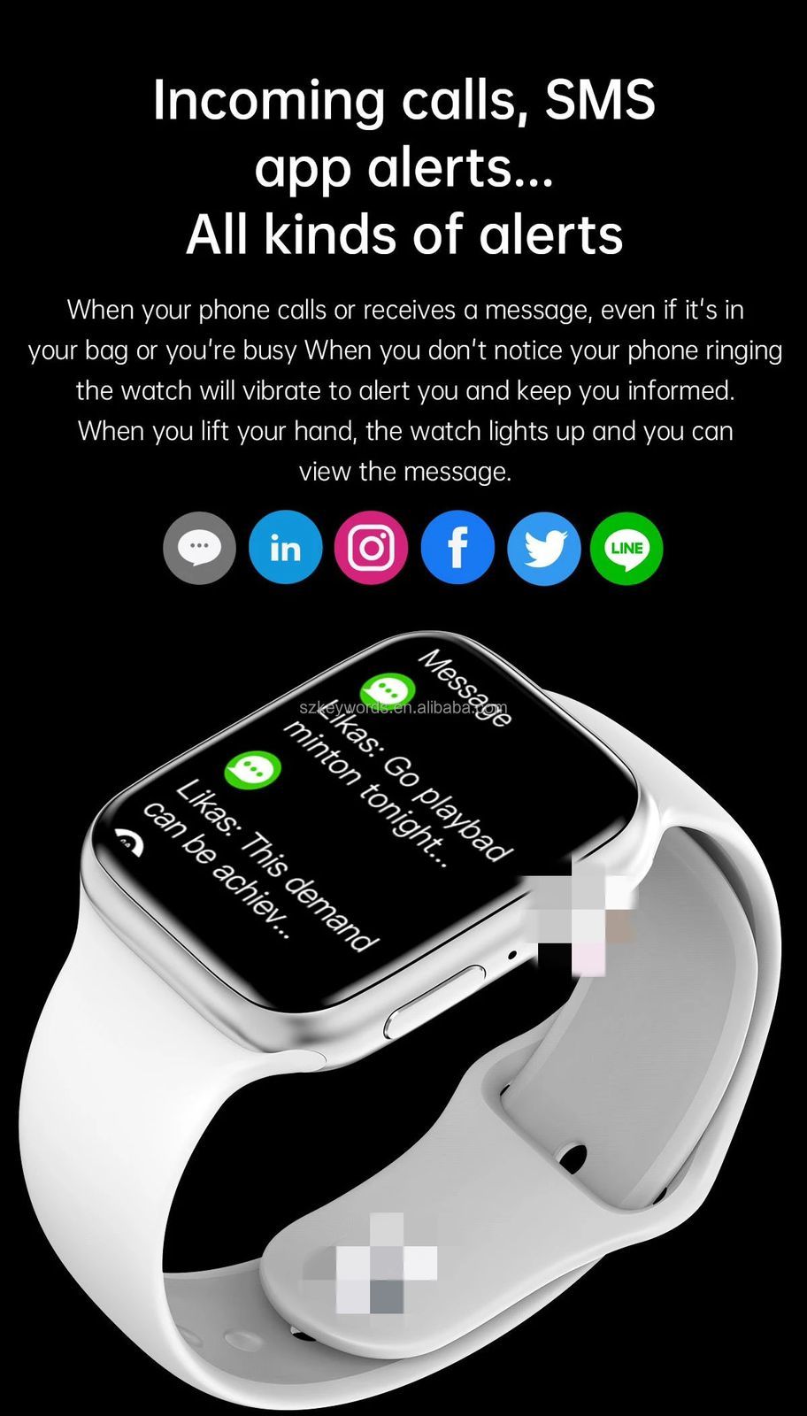 Black X7 Pro Smartwatch