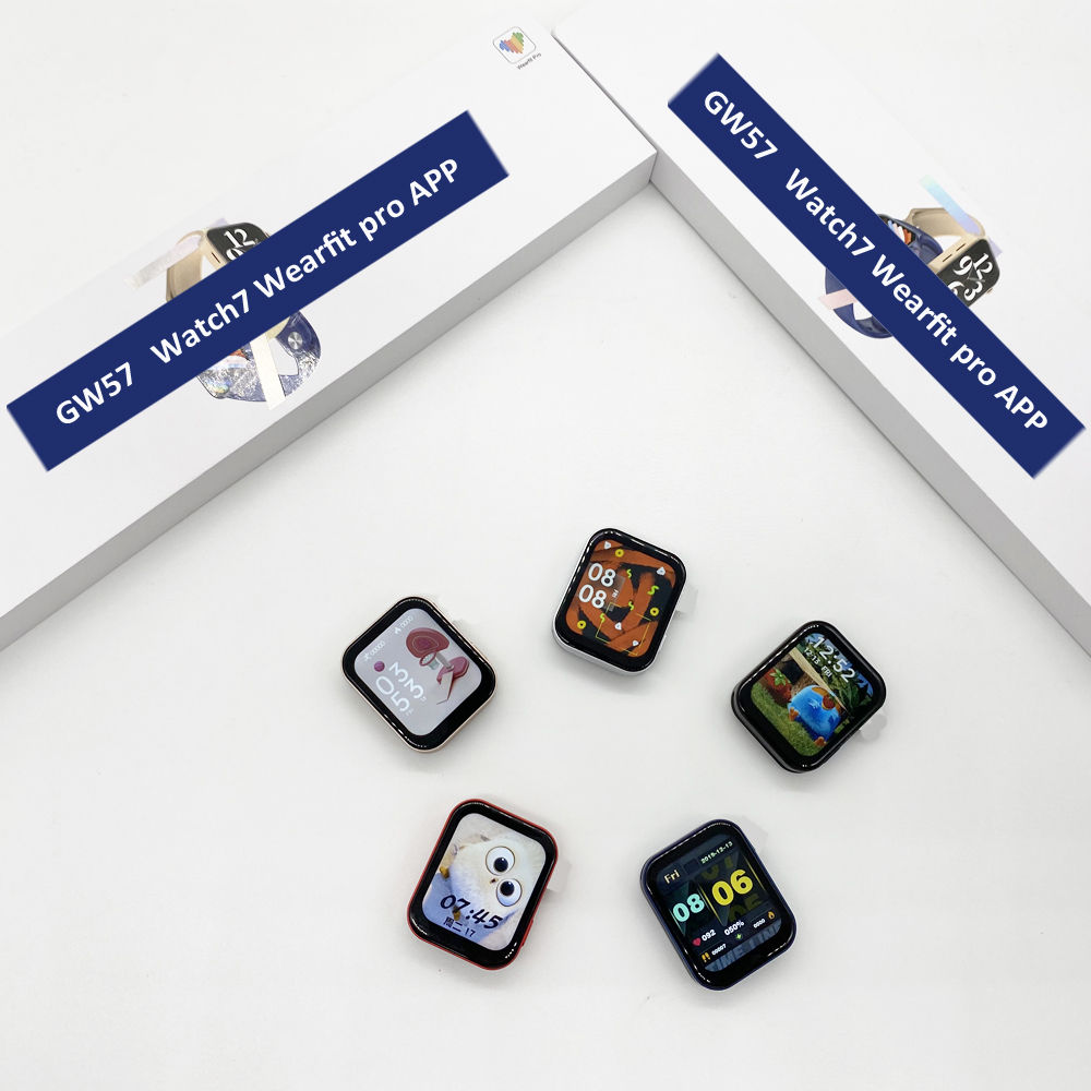 Gw57 Smartwatch - 44mm Silicone Strap, 1.82-inch Square Display | Bluetooth 5.2, Multi-language Support, Magnetic Charging