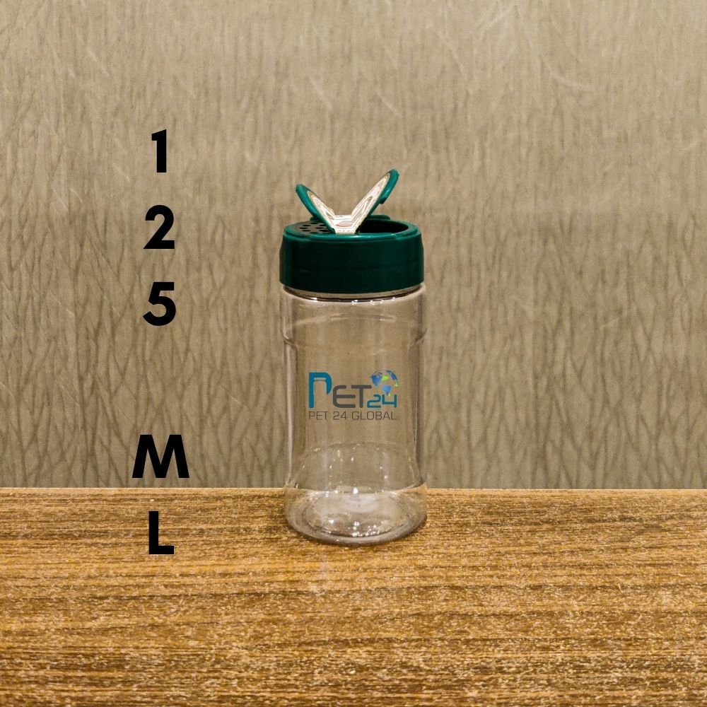 Spice Pet Jars - Pet Material, 100 Ml - 1 Ltr Size, Transparent Color | Rigid Structure, Ideal For Spices And Culinary Ingredients