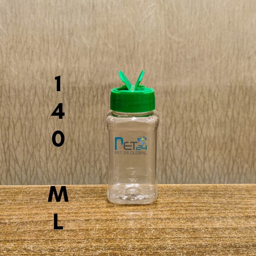 Spice Pet Jars - Pet Material, 100 Ml - 1 Ltr Size, Transparent Color | Rigid Structure, Ideal For Spices And Culinary Ingredients