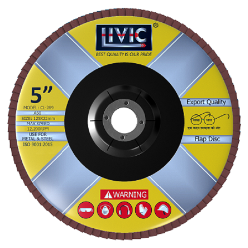 5 इंच फ्लैप डिस्क कटिंग स्पीड: 12200 आरपीएम