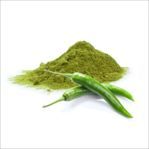 Common Spray Dried Green Chili Powder