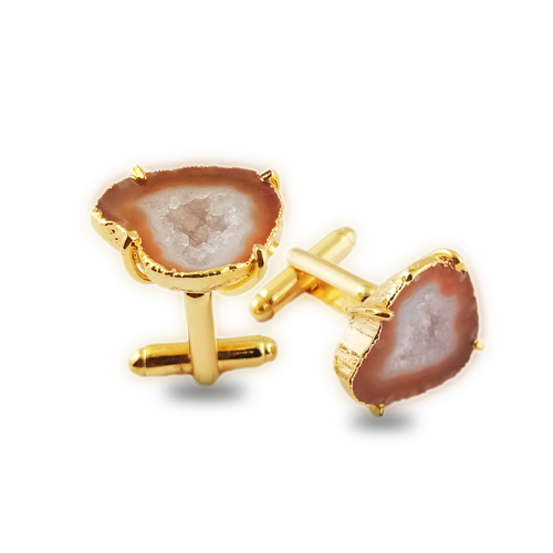 Silver Cufflink - High-Quality Stainless Steel, Elegant Design with Polished Finish