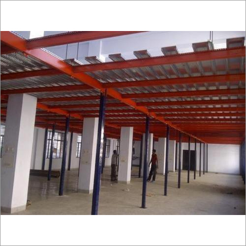 Mild Steel Mezzanine Floor - 8 Ft Height, 500 KG Weight Capacity | Durable and Robust Design