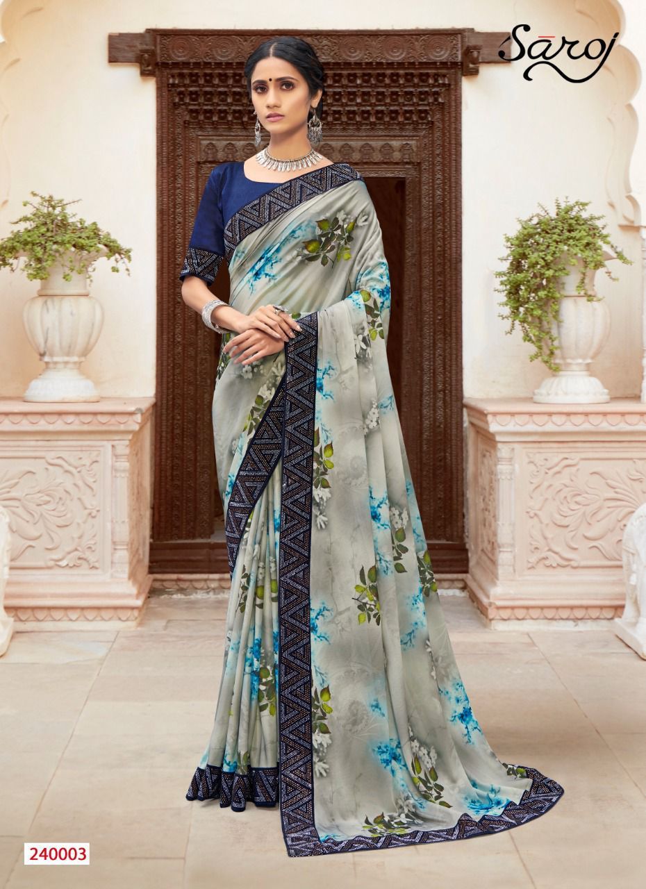 Cotton Shobhnaa Designer Digital Print Saree Catalogue Set