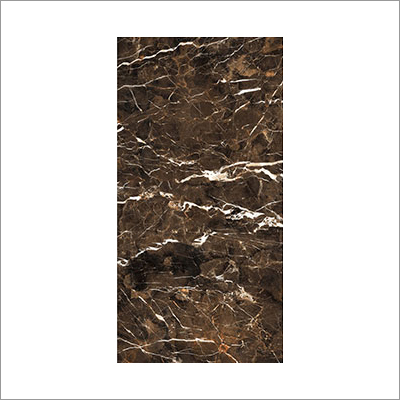 600x1200 MM Black Pearl Gloss GVT Tiles - Ceramic, 600x1200 MM, Gloss Finish | Polished Surface, Acid-Resistant, Unique Quality