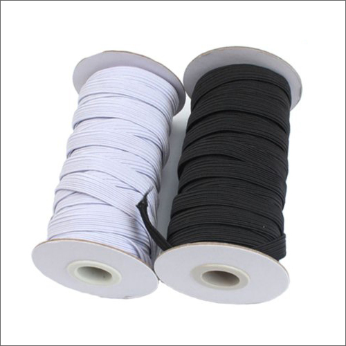 Polyester 5mm Black Elastic Tape