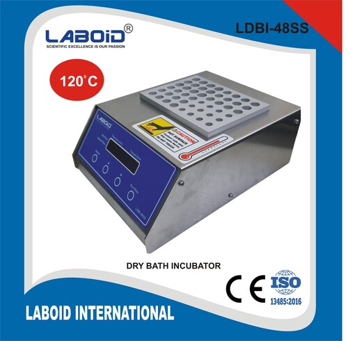 Stainless Steel Dry Bath Incubator 120 Degrees