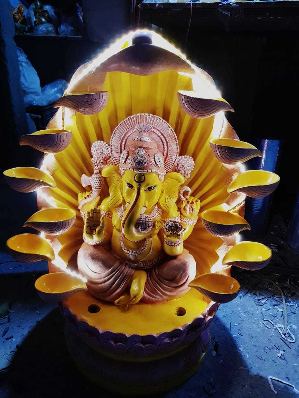 Diya Ganesh Fountain - Color: 4 Color