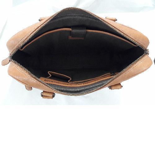Genuine Leather Laptop Bag - 38x26x7.5 Cm | Customizable Style, Daily Office Use, Available In Black, Brown, Cognac