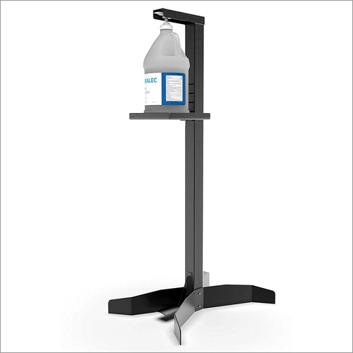 Black Foot Operated Sanitizer Dispenser