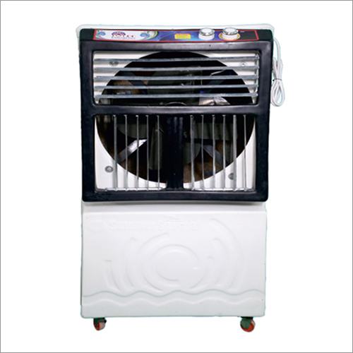 75 Ltr Portable Air Cooler - Metal Build, Household & Commercial Use | Electrical Power Source, Efficient Cooling