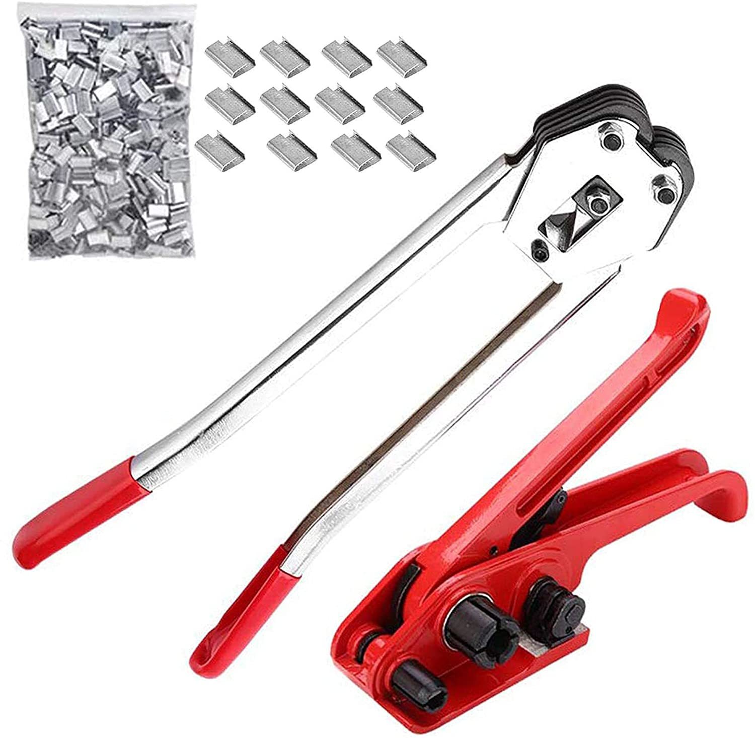 Battery Operated Strapping Tools - Stainless Steel Construction, Matte Black Finish | 1 Year Warranty, High Efficiency