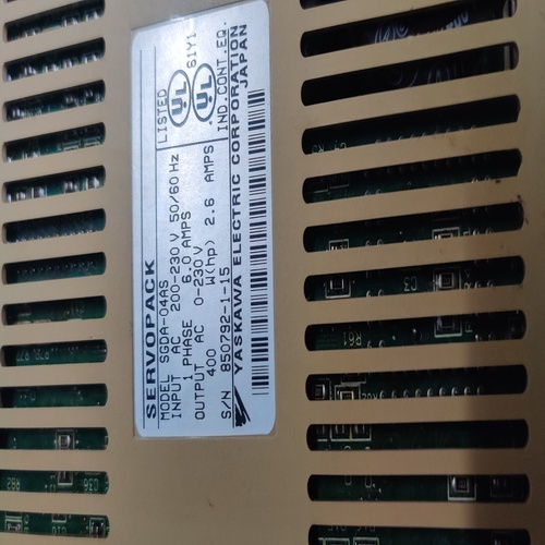 Yaskawa Sgda04as Servo Pack Drive