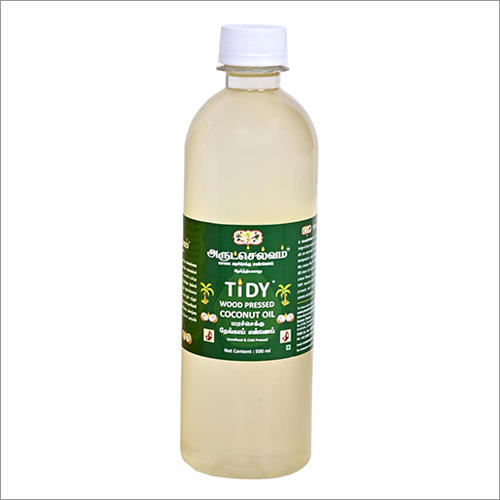 Organic 500 Ml Wood Pressed Coconut Oil