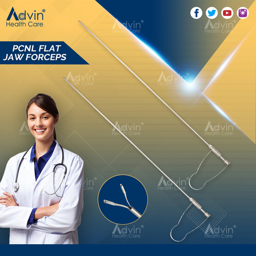 Manual Pcnl Flat Jaw Forceps