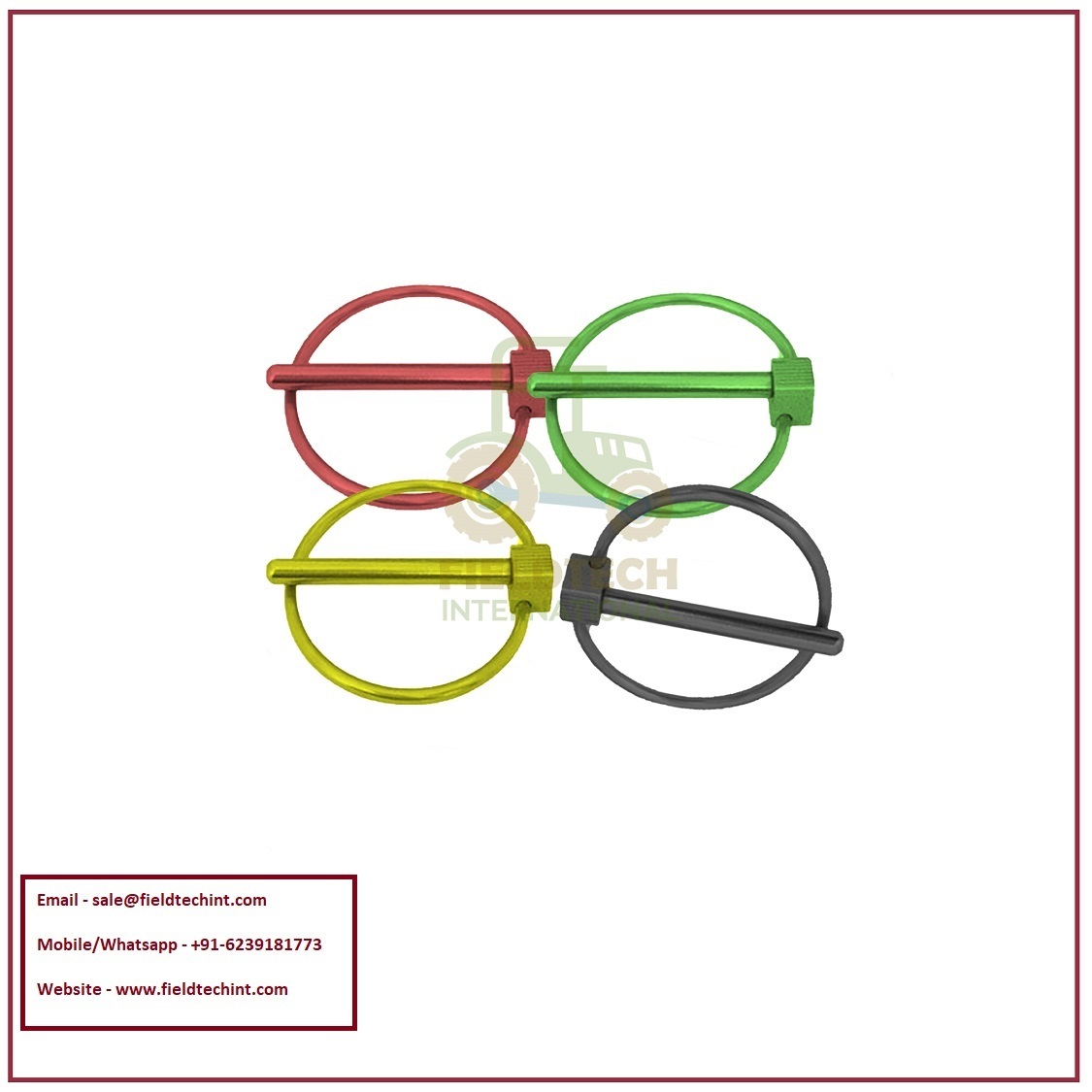 Powder Coated Colored Linch Pins