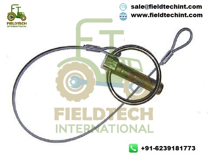 Linch Pin With Wire - Carbon Steel, 3mm To 12mm Sizes | Yellow/white Zinc Plated, Galvanized Finish, Customized Packing Available