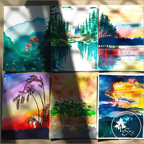 Classic Handmade A5 Painting