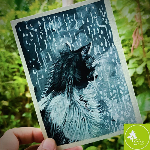 Handmade A6 Painting