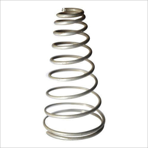 Polished Steel Taper Spring