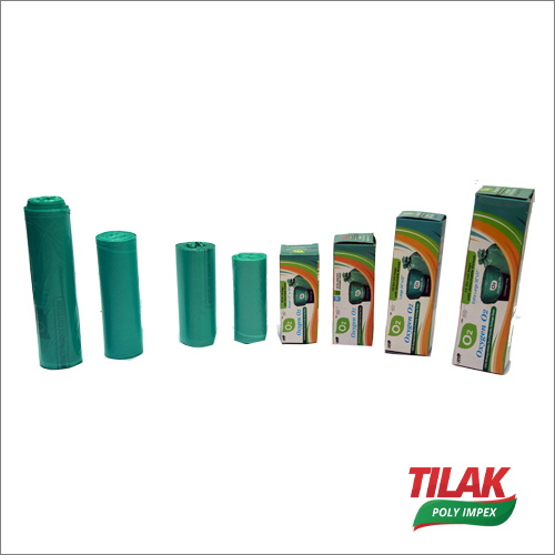 Garbage Bags - Plastic 30 X 50 Inch, Green Color, 30pcs For Odor Control And Waste Management
