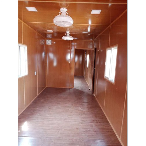 Office Steel Portable Cabin - Color: Brown