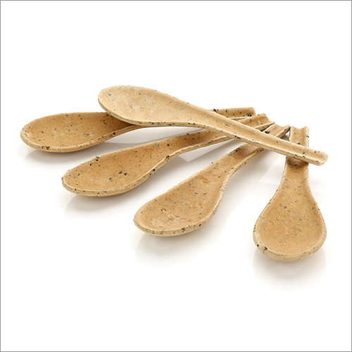 Edible Spoon - Sorghum, Rice & Wheat Flour Blend | Customized Size, Polished Finish, Durable & Non-degrading