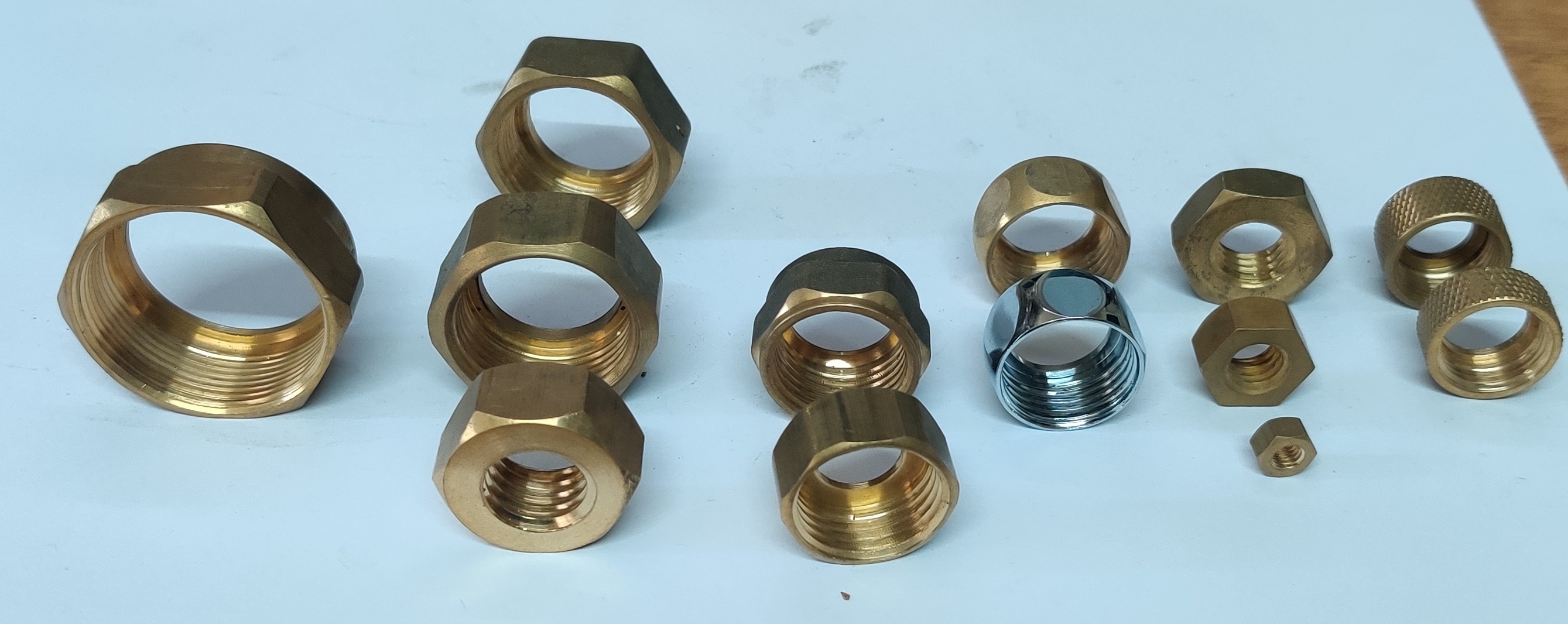Brass Nut - Various Sizes, Hexagonal Shape | Durable, Rust Proof, Hot Rolled Technique, Reliable Design By Shreeji Darshan Enterprise