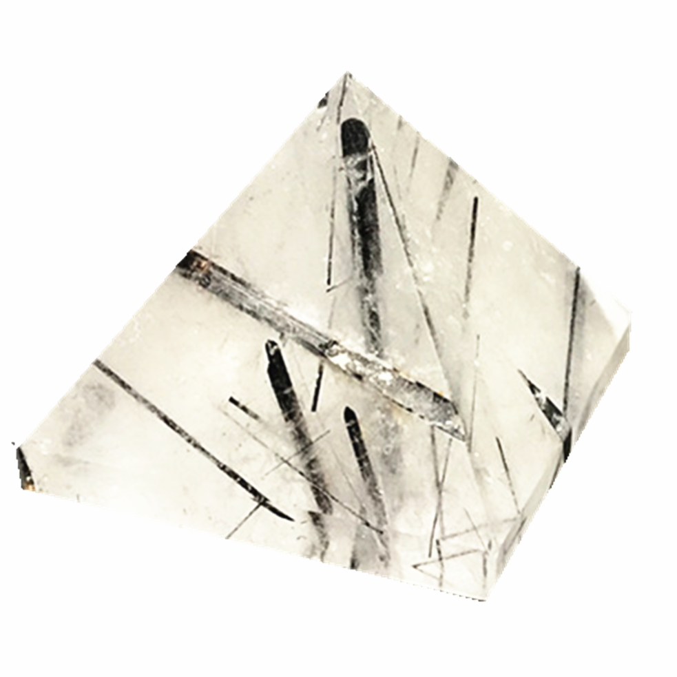 Rutilated Quartz Pyramid