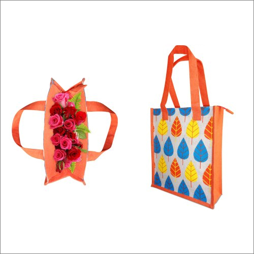 टिकाऊ मल्टीकलर जूट बैग