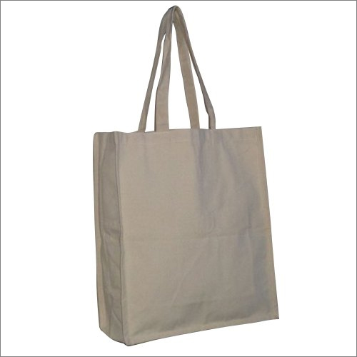 Off White Plain Canvas Bag - Size: Different Available