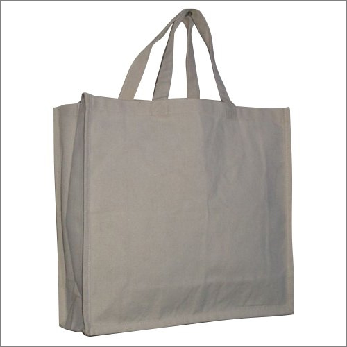 Plain Rectangular Canvas Bag - Size: Different Available